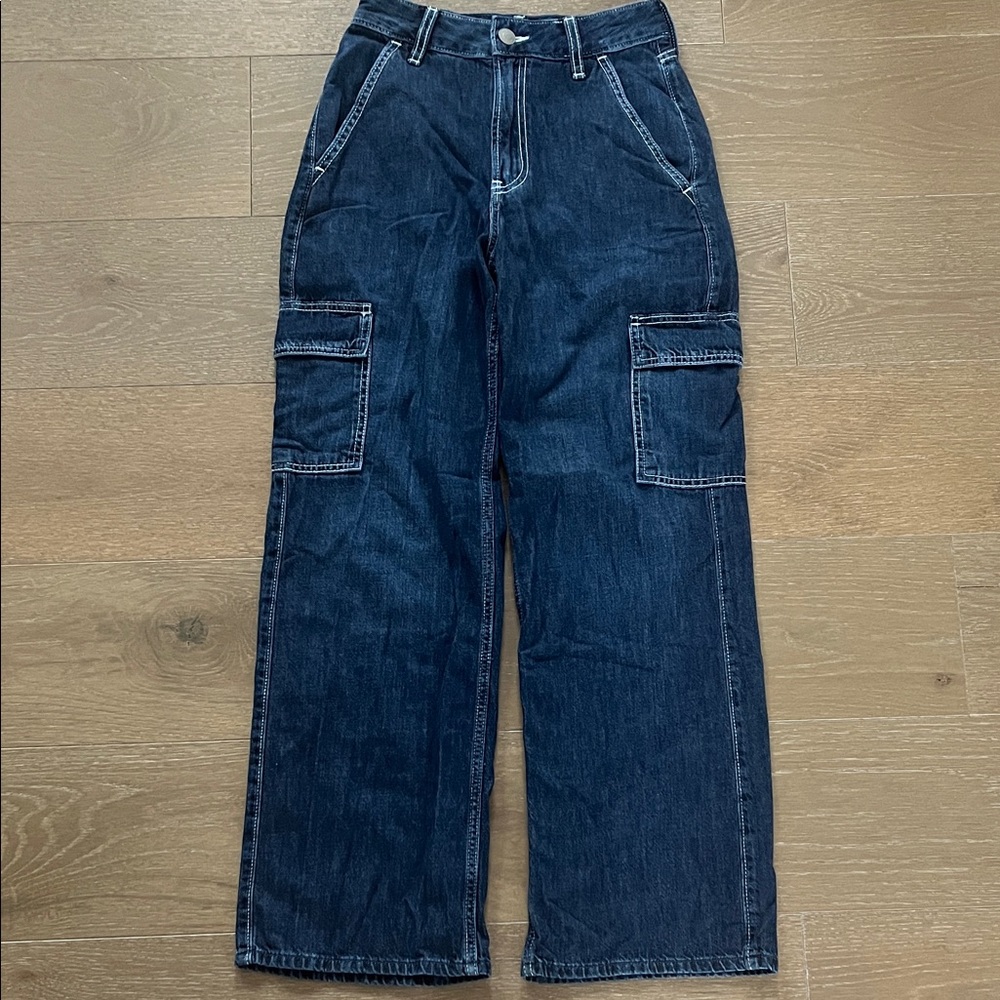 NWT Ultra High Rise Baggy Jeans size 00 short inseam
